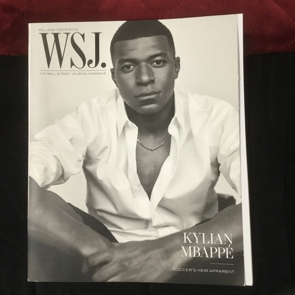 FIFA Soccer’s - KYLIAN MBAPPE The Wall Street Journal Magazine Fall 2022